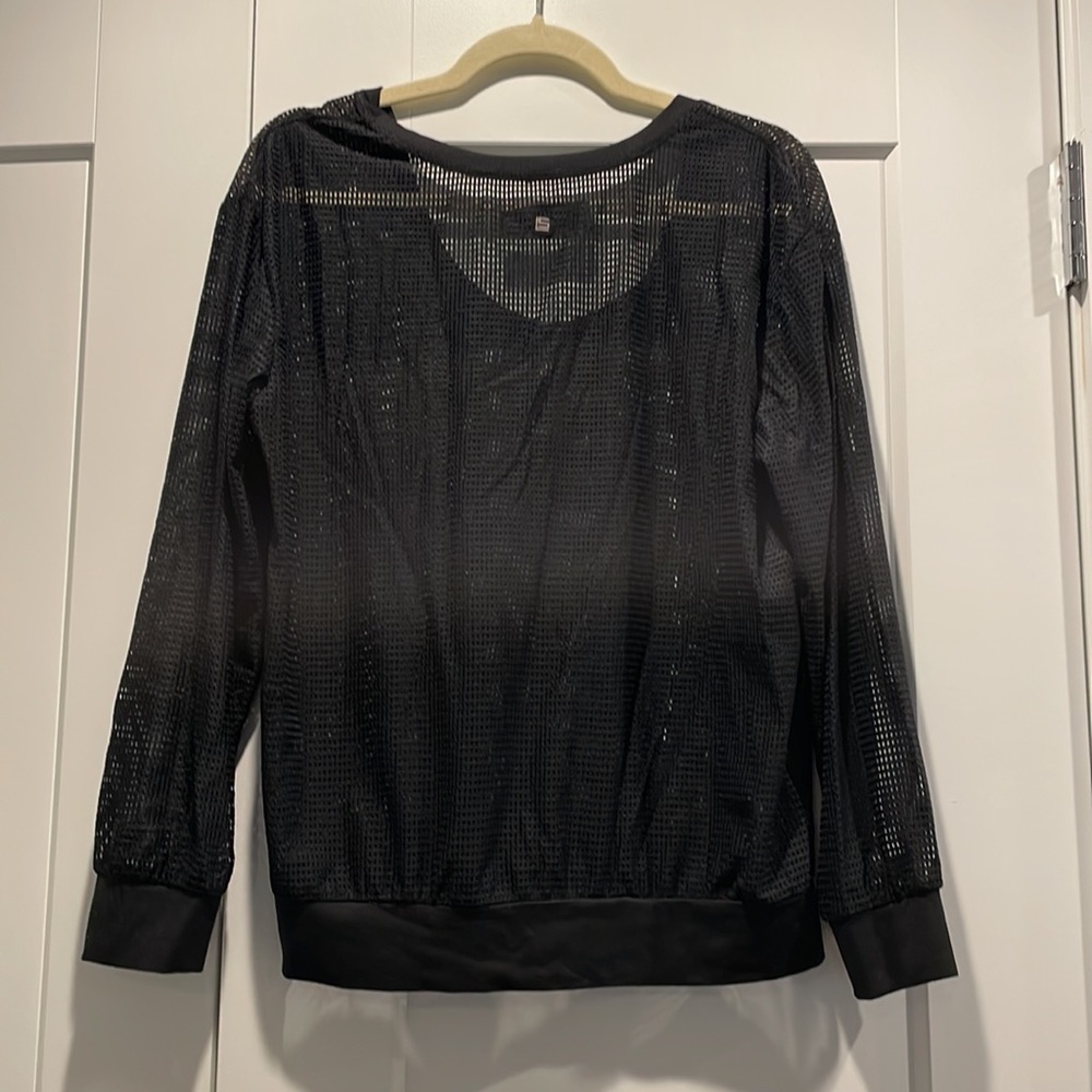 Lanston sport black mesh top - Picture 4 of 5